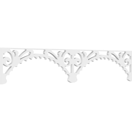 Ekena Millwork Genova Architectural Grade PVC Running Trim, 8"H x 5/8"P x 48"L RUNP08X0625X48GEN